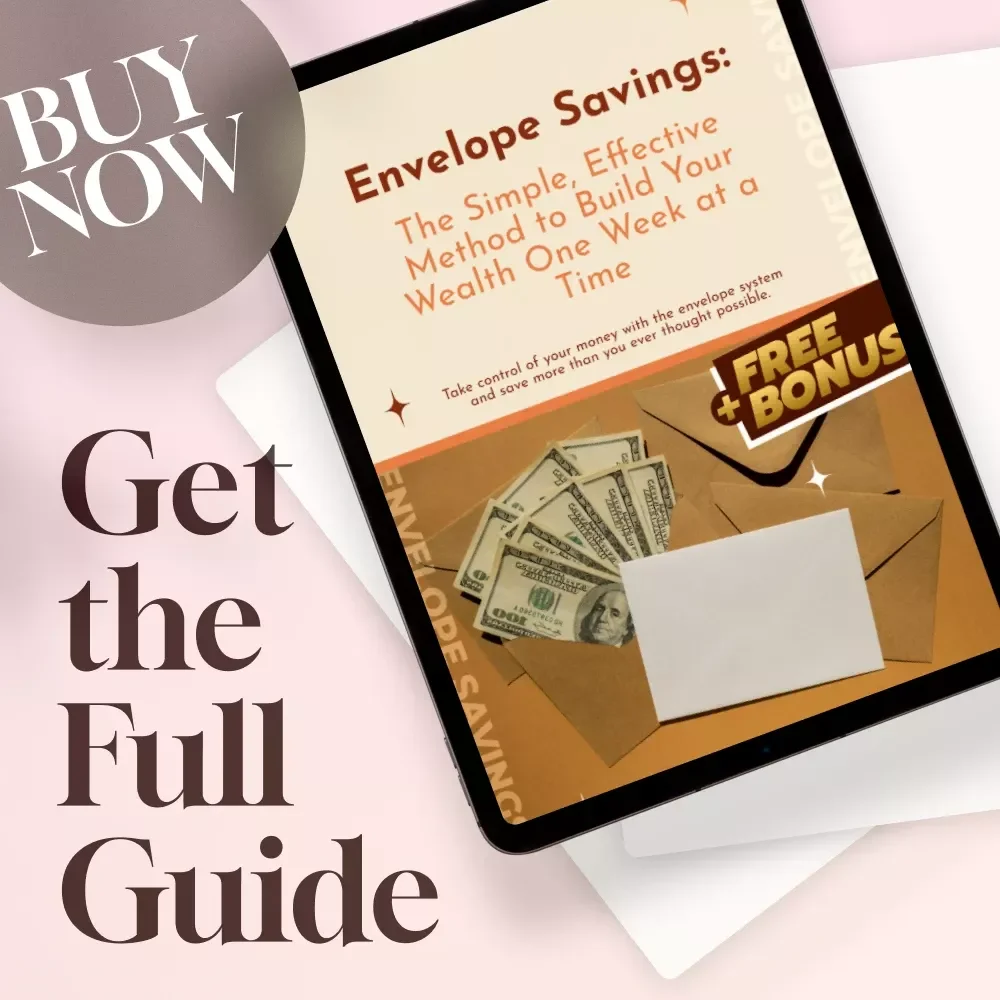 Envelope Savings: The Simple, Effective Method to Build Your Wealth One Week at a Time | Digital Guide for Saving Money in Envelopes Each Week | Budgeting, Cash Envelope System, Weekly Savings PDF