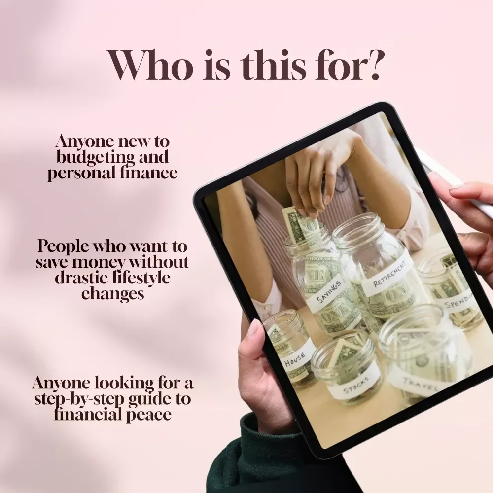 Budget Like a Beginner, Save Like a Pro: The Simple Path to Financial Peace | How to Budget and Save Money for Beginners Guide | Digital Download