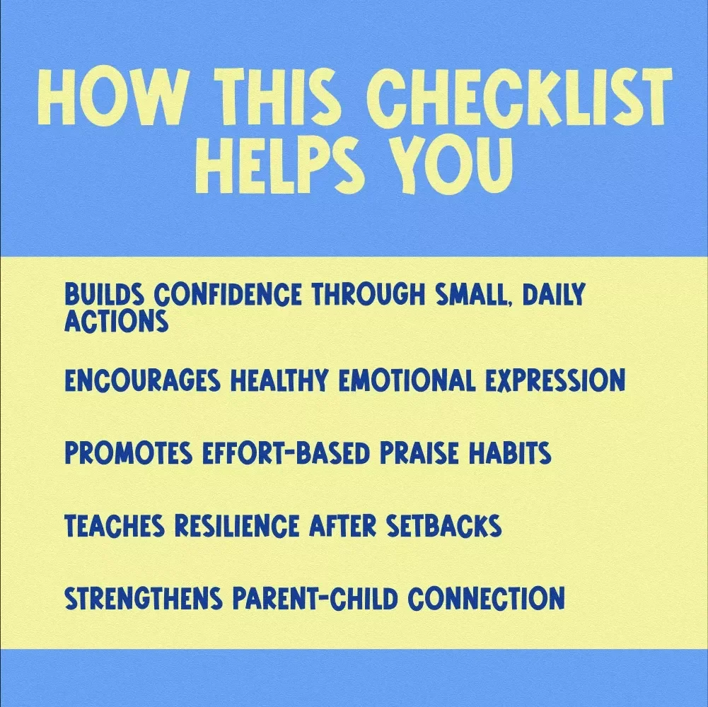 Confidence Kickstart: A Simple Checklist to Boost Your Son’s Self-Belief | How to Build My Son’s Confidence | Printable Digital Download