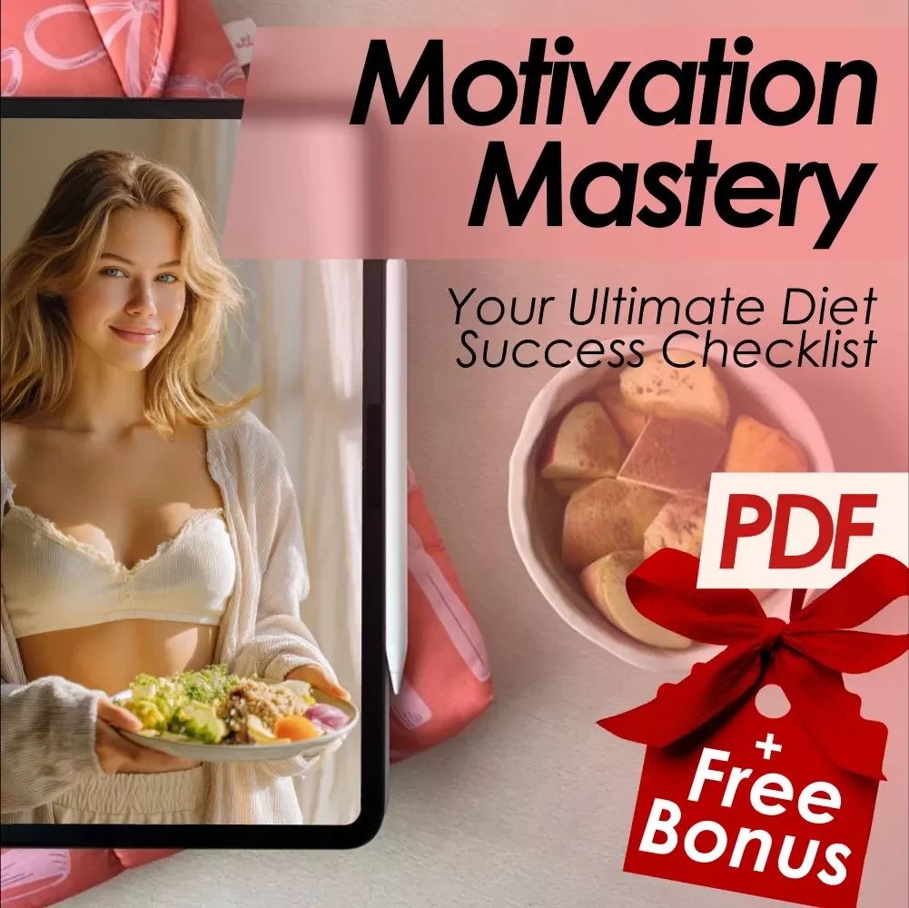 Motivation Mastery: Your Ultimate Diet Success Checklist | Digital Download for How to Motivate Myself to Diet