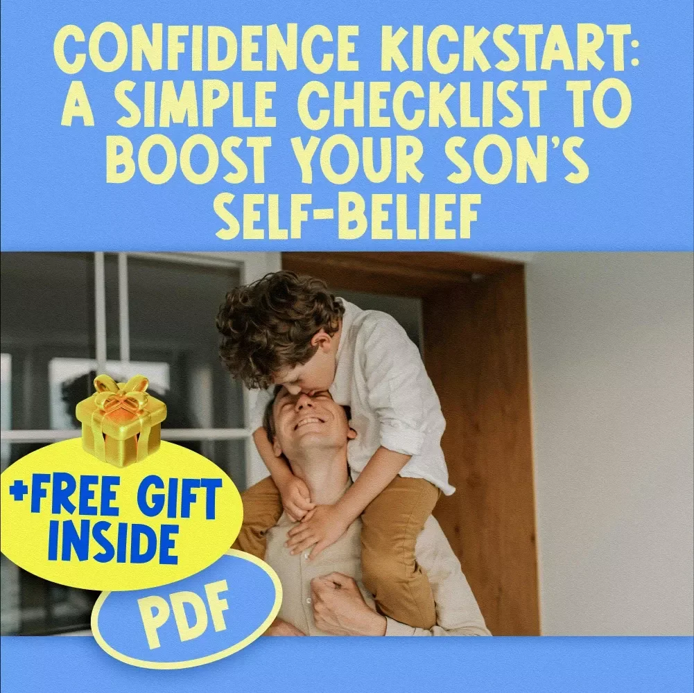 Confidence Kickstart: A Simple Checklist to Boost Your Son’s Self-Belief | How to Build My Son’s Confidence | Printable Digital Download