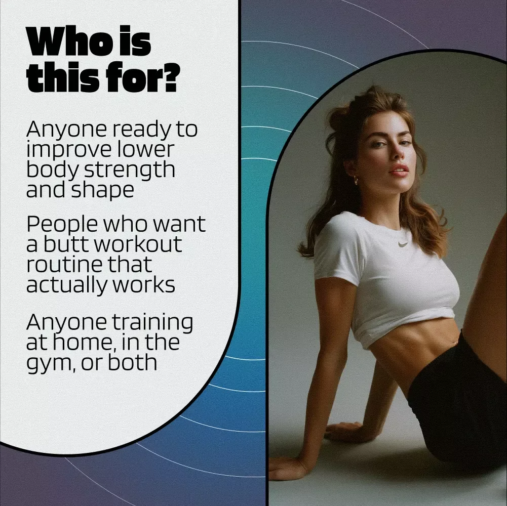 The Guide to Sculpting Stronger, Rounder Glutes at Home or the Gym | Butt Workout Routine eBook for Women & Fitness Lovers