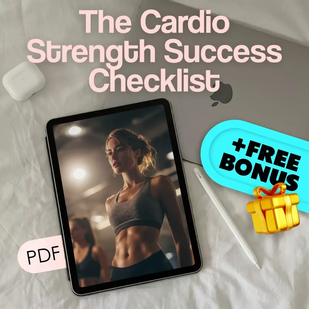 The Cardio Strength Success Checklist | Printable Digital Download for Cardio Strength Workout Planning, Weekly Fitness Routine & Goal Tracking
