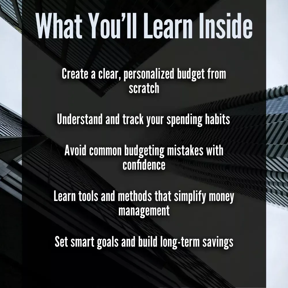 Budget Like a Boss: Your Simple Guide to Building a Budget That Works | Digital Guide on How to Establish a Budget & Take Control of Your Finances