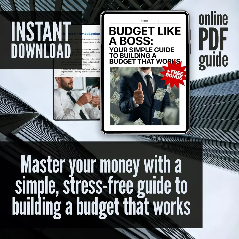 Budget Like a Boss: Your Simple Guide to Building a Budget That Works | Digital Guide on How to Establish a Budget & Take Control of Your Finances