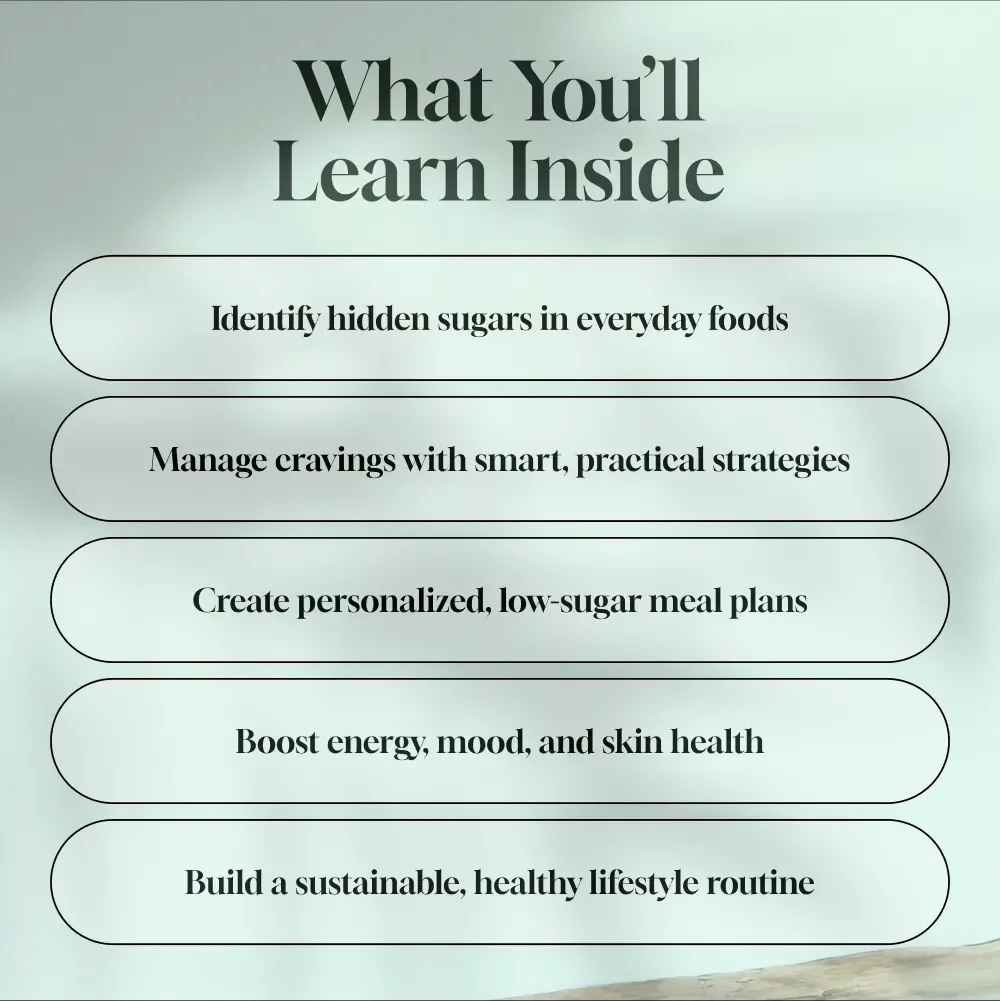 A Simple Guide to Cutting Off Sugar for Good – How to Cut Off Sugar, Beat Cravings & Live Sweet-Free