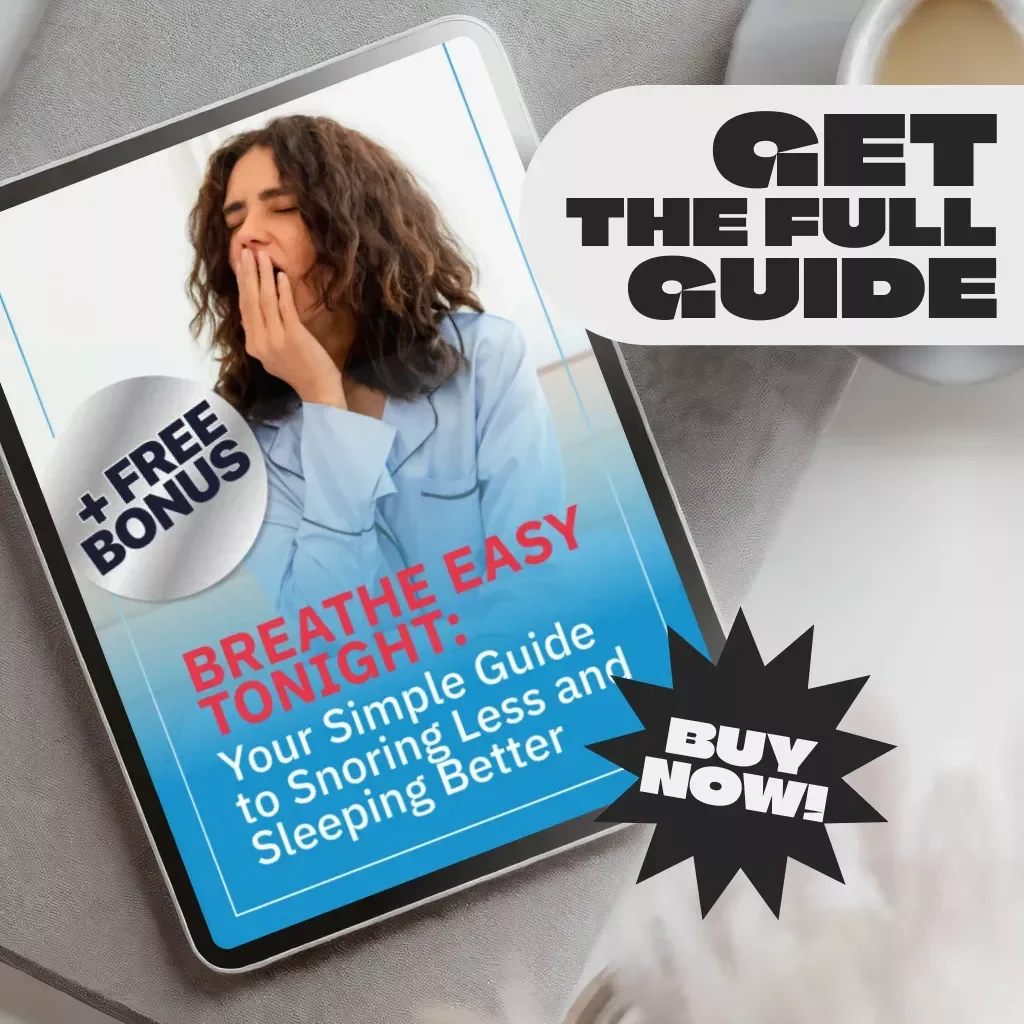 Breathe Easy Tonight: Your Simple Guide to Snoring Less and Sleeping Better | Digital Guide to How to Snore Less, Sleep Deeper, and Wake Refreshed
