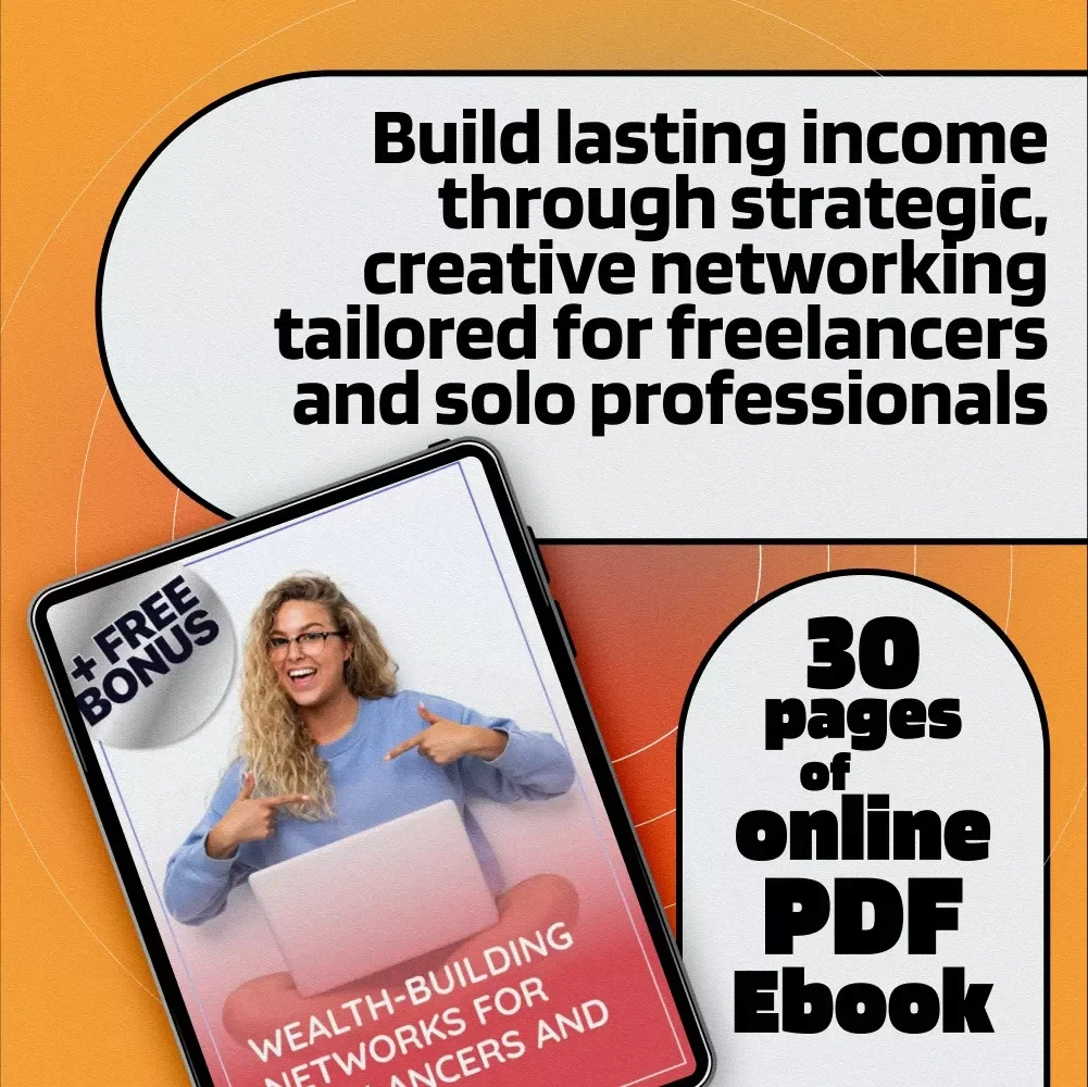 Wealth-Building Networks for Freelancers and Creatives | eBook Guide for Social Capital, Mastermind Groups & Online Communities