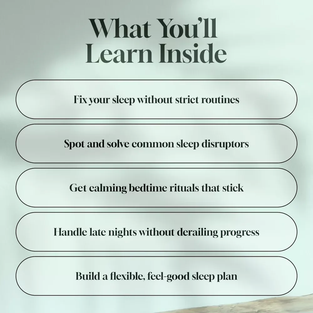 The Friendly Guide to Fixing Your Sleep Schedule and Waking Up Refreshed | How to Improve Your Sleep Schedule eBook for Better Rest & Mornings