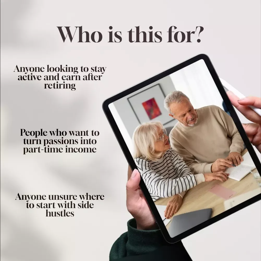 Freedom & Flexibility: The Ultimate Guide to Side Hustles for Retirees | eBook for Retirement Income | Flexible Side Hustles for Retirees PDF