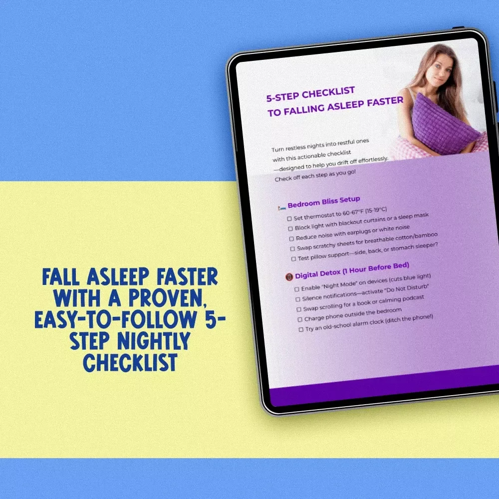 5-Step Checklist to Falling Asleep Faster