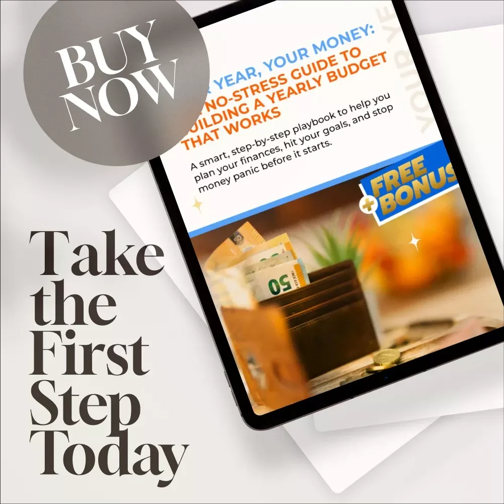 Your Year, Your Money: The No-Stress Guide to Building a Yearly Budget That Works | How to Make a Yearly Budget Digital Download, Budgeting Guide PDF