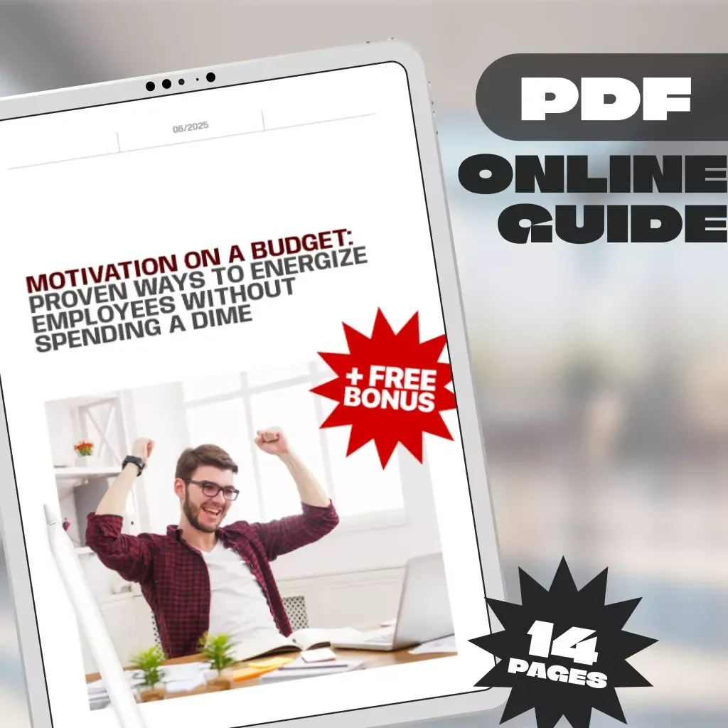 Motivation on a Budget: Proven Ways to Energize Employees Without Spending a Dime | How to Motivate Employees Without Spending Money | Digital Guide for Managers & Team Leaders