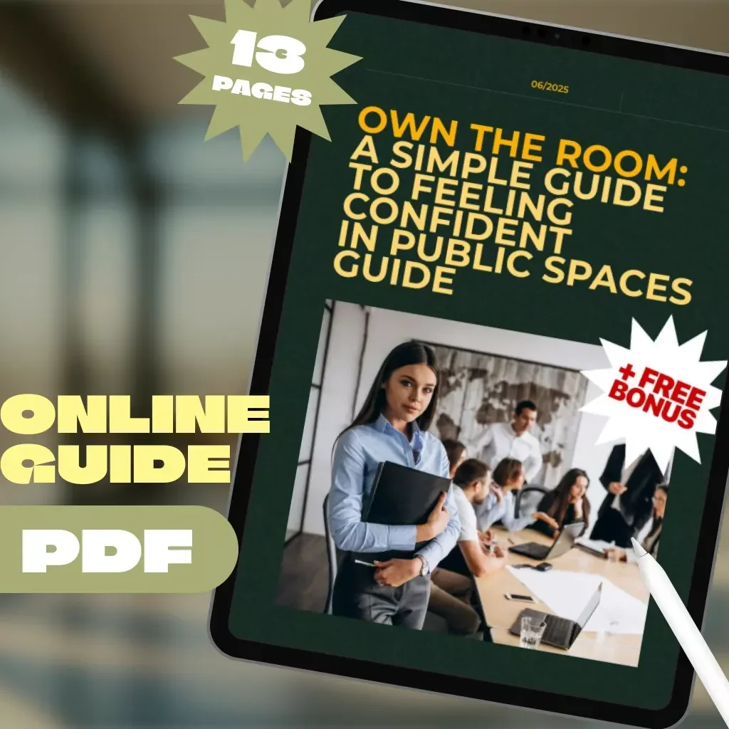 Own the Room: A Simple Guide to Feeling Confident in Public Spaces | How to Be Confident in Public Places eBook PDF Download