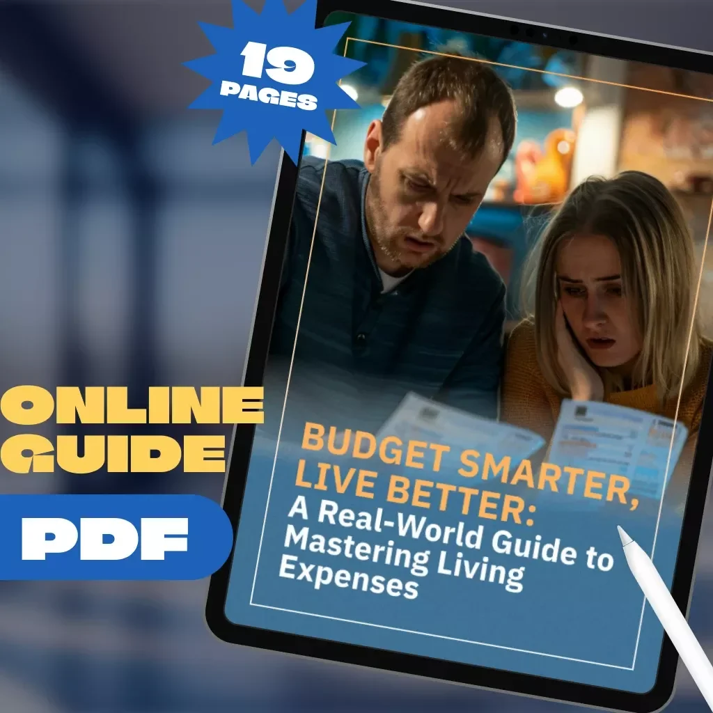 Budget Smarter, Live Better: A Real-World Guide to Mastering Living Expenses | How Much to Budget for Living Expenses | Digital Download PDF Guide