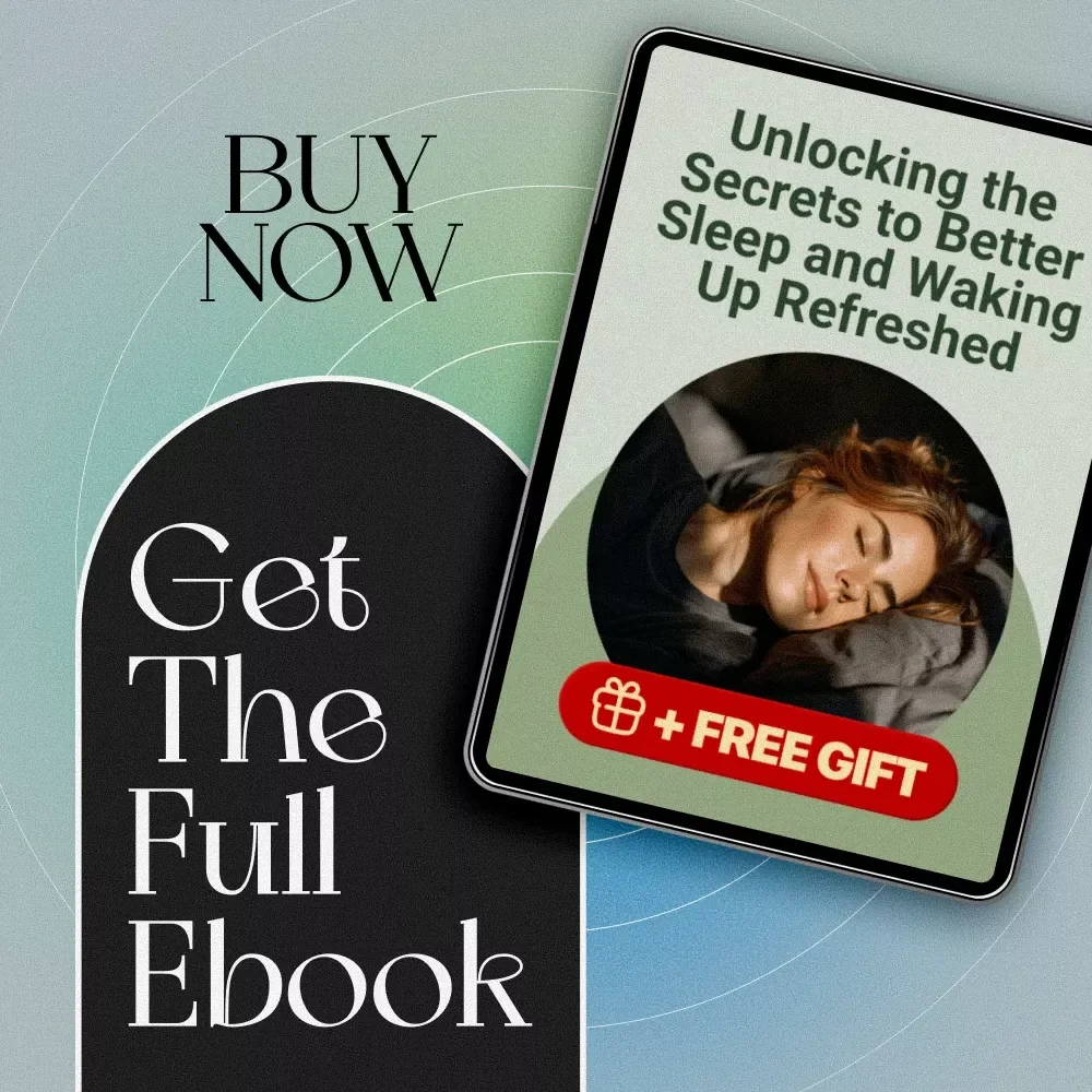 Unlocking the Secrets to Better Sleep and Waking Up Refreshed | Sleep eBook Guide | How to Get Better Quality Sleep Digital Download