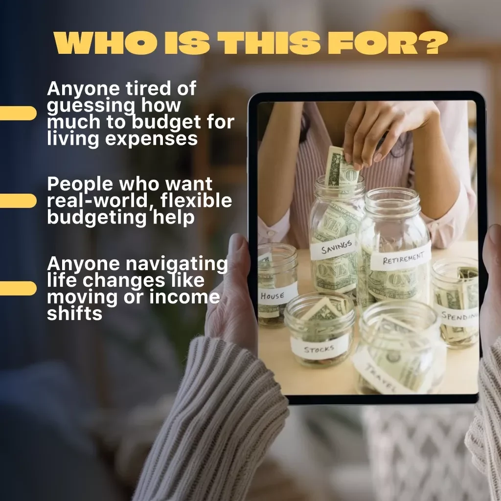 Budget Smarter, Live Better: A Real-World Guide to Mastering Living Expenses | How Much to Budget for Living Expenses | Digital Download PDF Guide