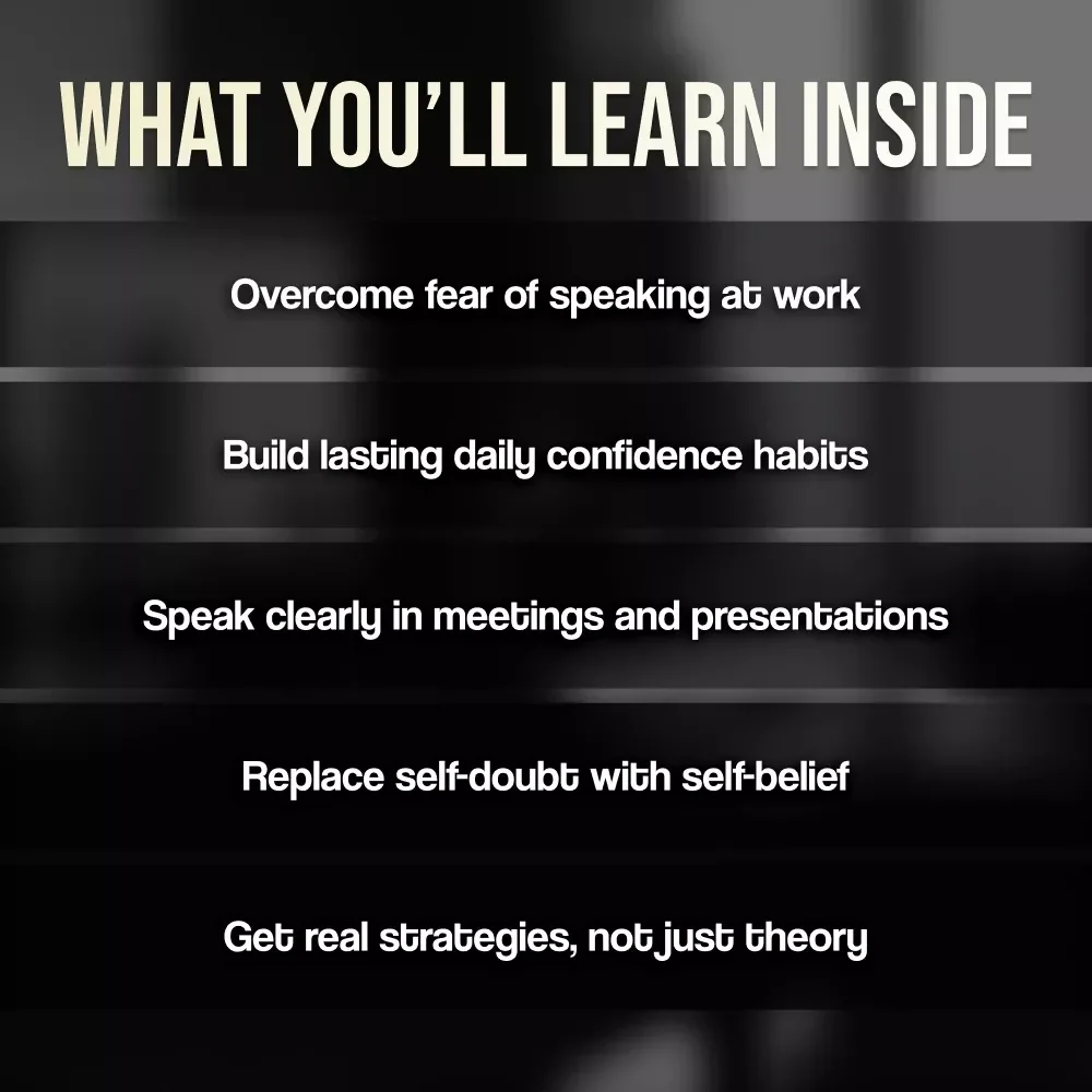 Speak Up, Shine Bright: The Confident Professional’s Guide to Owning Your Voice at Work – Digital Guide for How to Speak with Confidence at Work, Leadership Communication, Workplace Confidence Tips