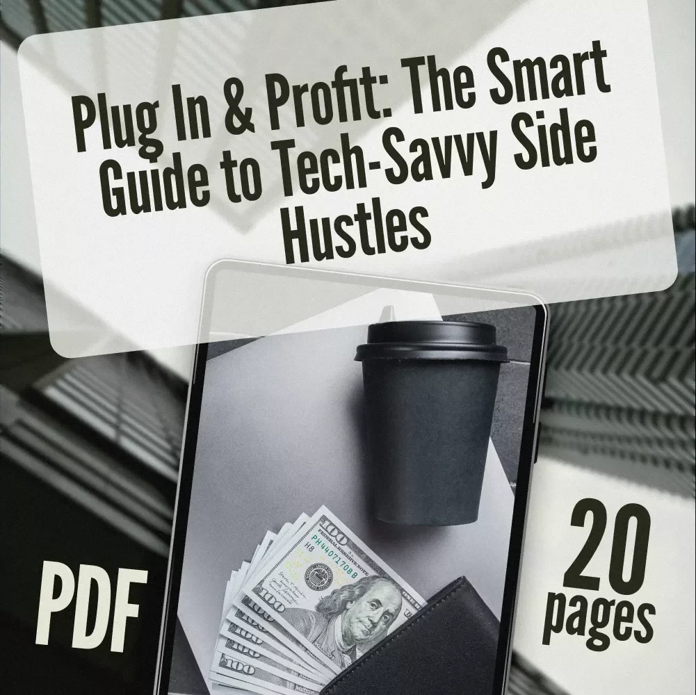 Plug In & Profit: The Smart Guide to Tech-Savvy Side Hustles | eBook for Digital Entrepreneurs, Online Hustlers & Passive Income Seekers