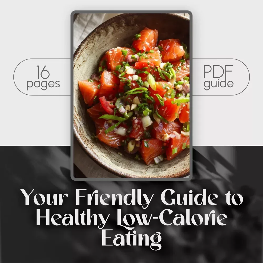 Your Friendly Guide to Healthy Low-Calorie Eating – Digital Download for Low-Calorie Foods, Smart Meal Planning & Guilt-Free Nutrition