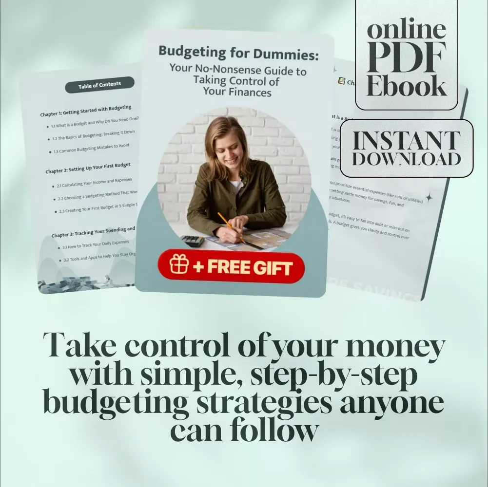 Budgeting for Dummies: Your No-Nonsense Guide to Taking Control of Your Finances | How to Budget for Dummies eBook | Digital Budget Guide Download