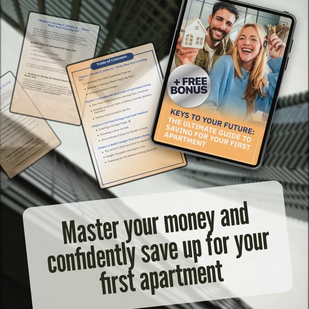 Keys to Your Future: The Ultimate Guide to Saving for Your First Apartment | How to Save Up for an Apartment eBook, First Apartment Budget Planner, Digital Download