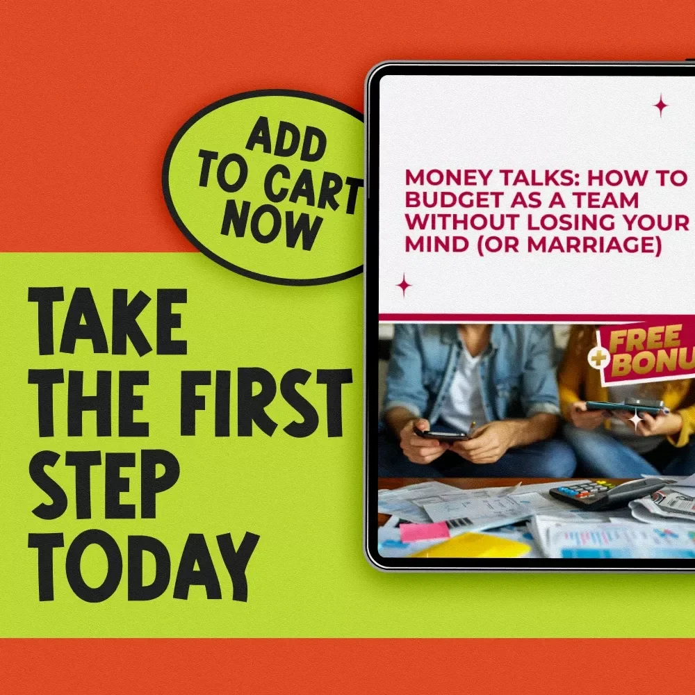 Money Talks: How to Budget as a Team Without Losing Your Mind (or Marriage) | Digital Guide for Couples | How to Budget with Your Spouse eBook