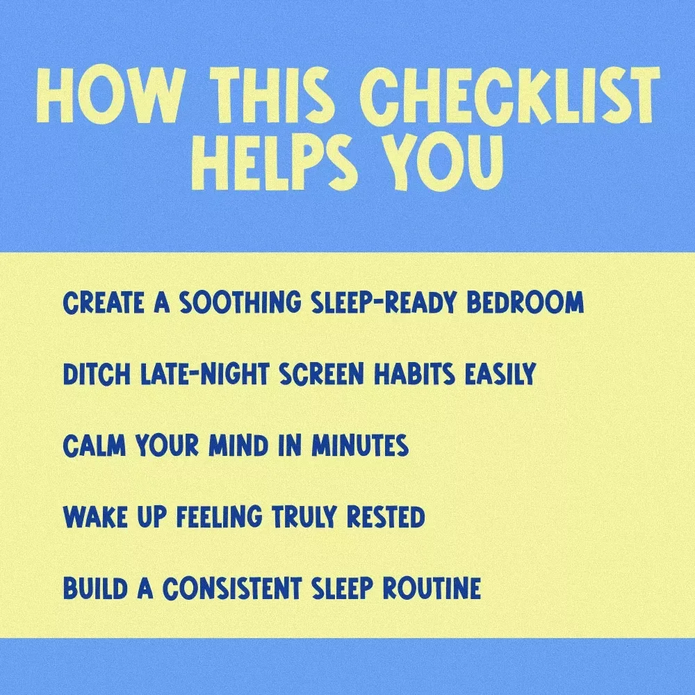 5-Step Checklist to Falling Asleep Faster