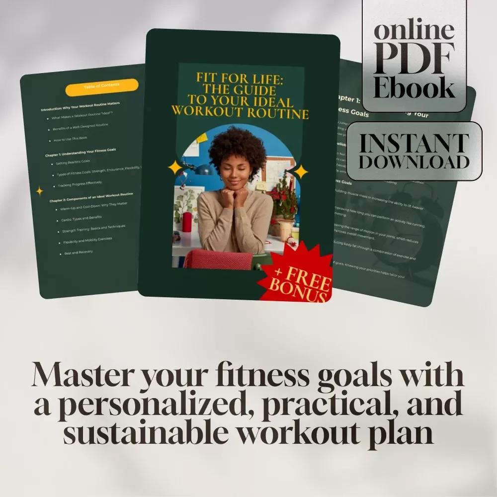 Fit for Life: The Guide to Your Ideal Workout Routine | Fitness eBook for Personalized Plans, Weight Loss, Strength, Flexibility & Motivation