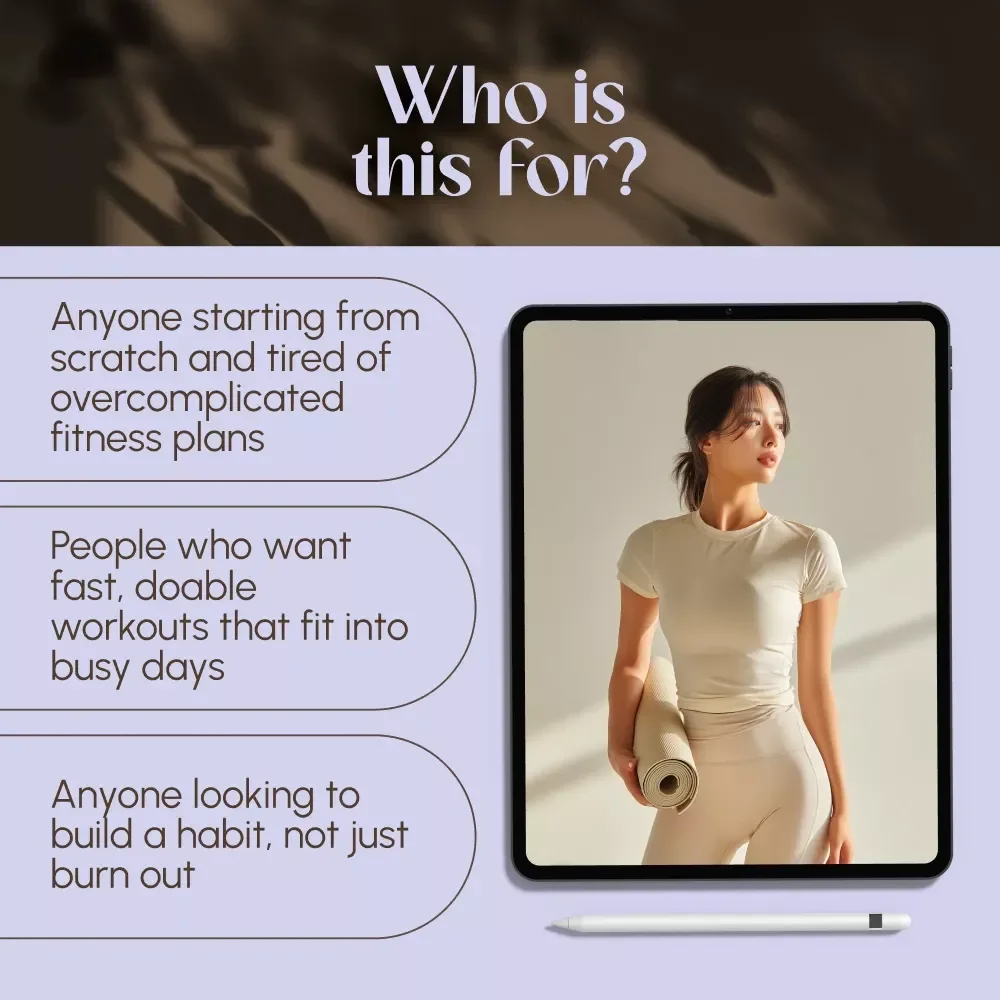 The No-Fuss Guide to Building a Simple Workout Routine | Easy Home Fitness Guide | Simple Workout Routine at Home eBook