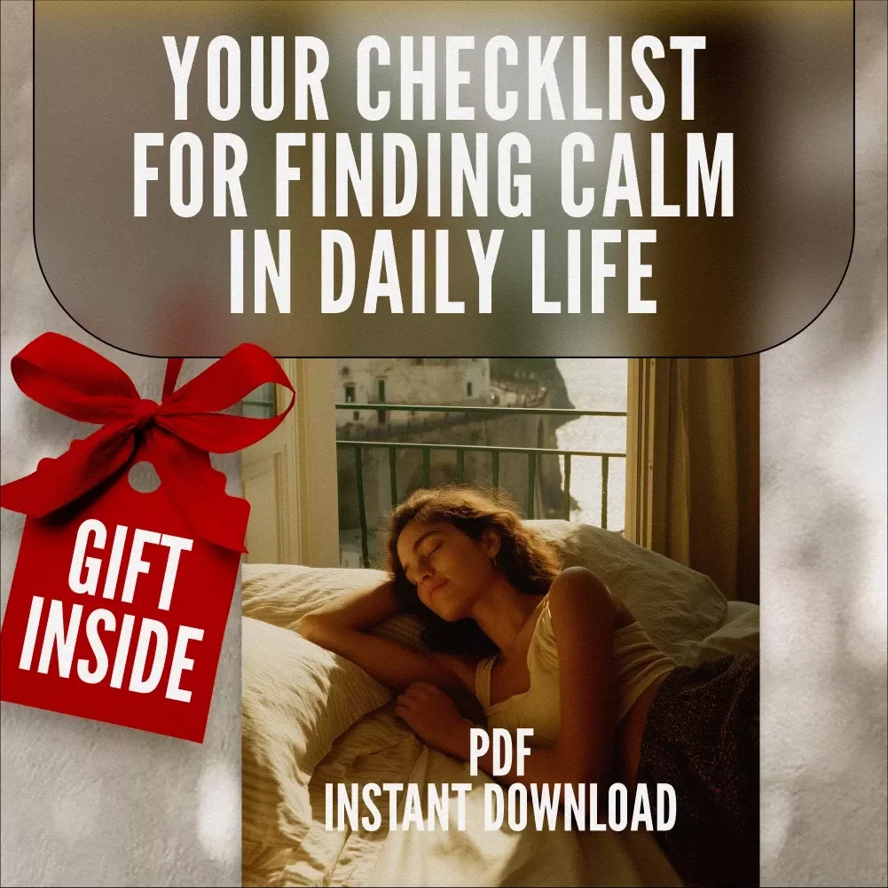 Your Checklist For Finding Calm In Daily Life – Instant Digital Download for Ways to Calm Yourself Down, Stress Relief, and Mindful Living