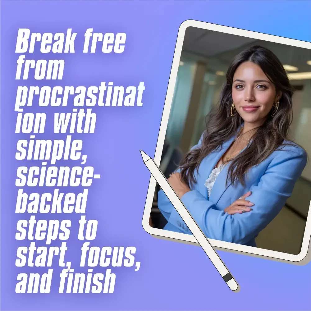 The “No More Later” Checklist: Beat Procrastination Like a Pro | Digital Download for How to Motivate Yourself to Not Procrastinate