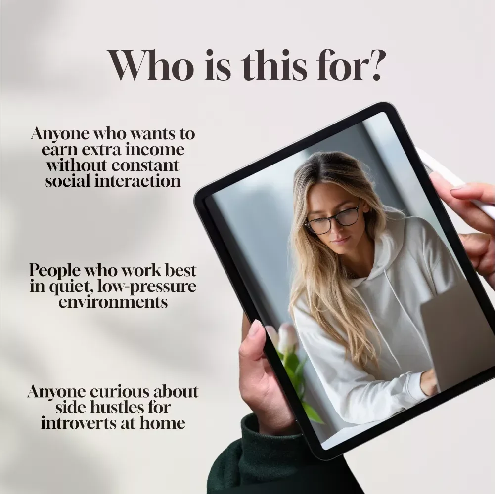 Quiet Cash: The Introvert’s Guide to Profitable Side Hustles from Home | Side Hustles for Introverts at Home eBook | Digital Download