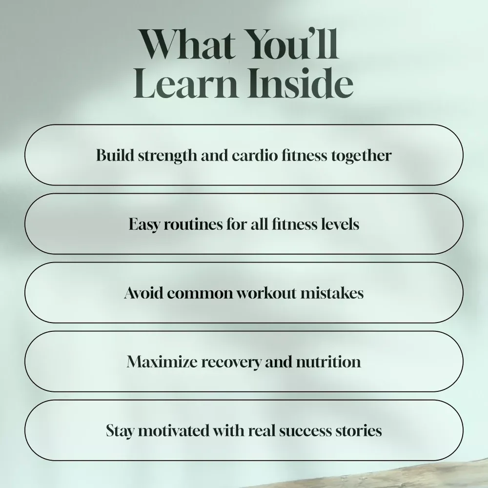 Power Pulse: The Guide to Cardio Strength Workouts | Cardio Strength Workout eBook for Beginners to Advanced | Instant Digital Download
