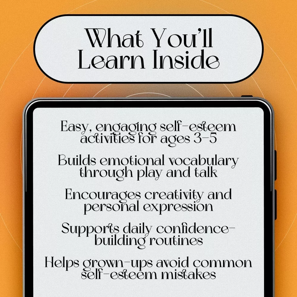 Big Feelings, Brave Hearts: Self-Esteem Activities for Little Kids (Ages 3–5) | eBook for Preschoolers | Digital Download | Self Esteem Activities for 3 5 Year Olds
