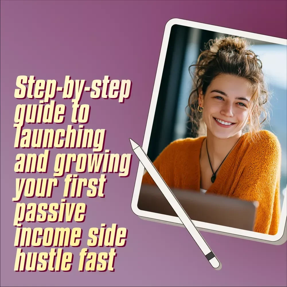 Your Kickstart Blueprint for Passive Income Side Hustles | Passive Income Side Hustle Ideas Checklist for Beginners