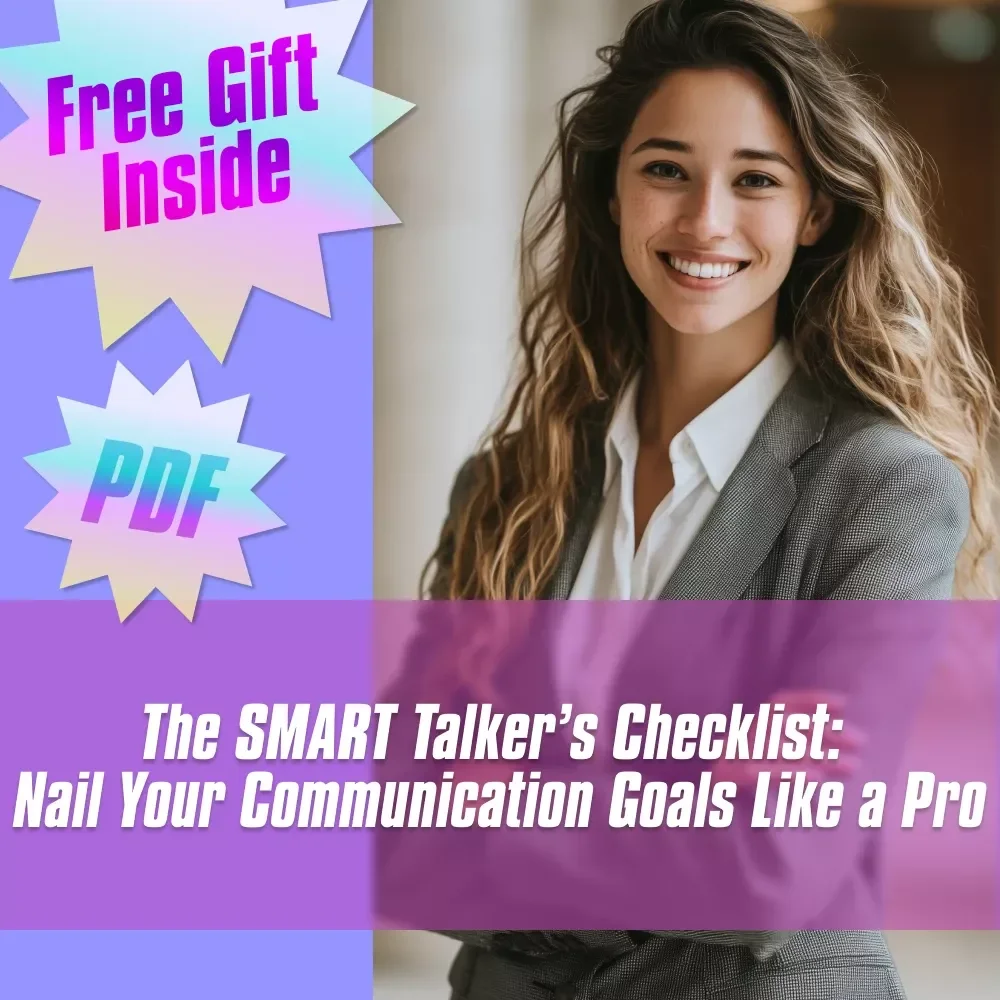 The SMART Talker’s Checklist: Nail Your Communication Goals Like a Pro – Digital SMART Goal for Communication PDF, Instant Download Checklist