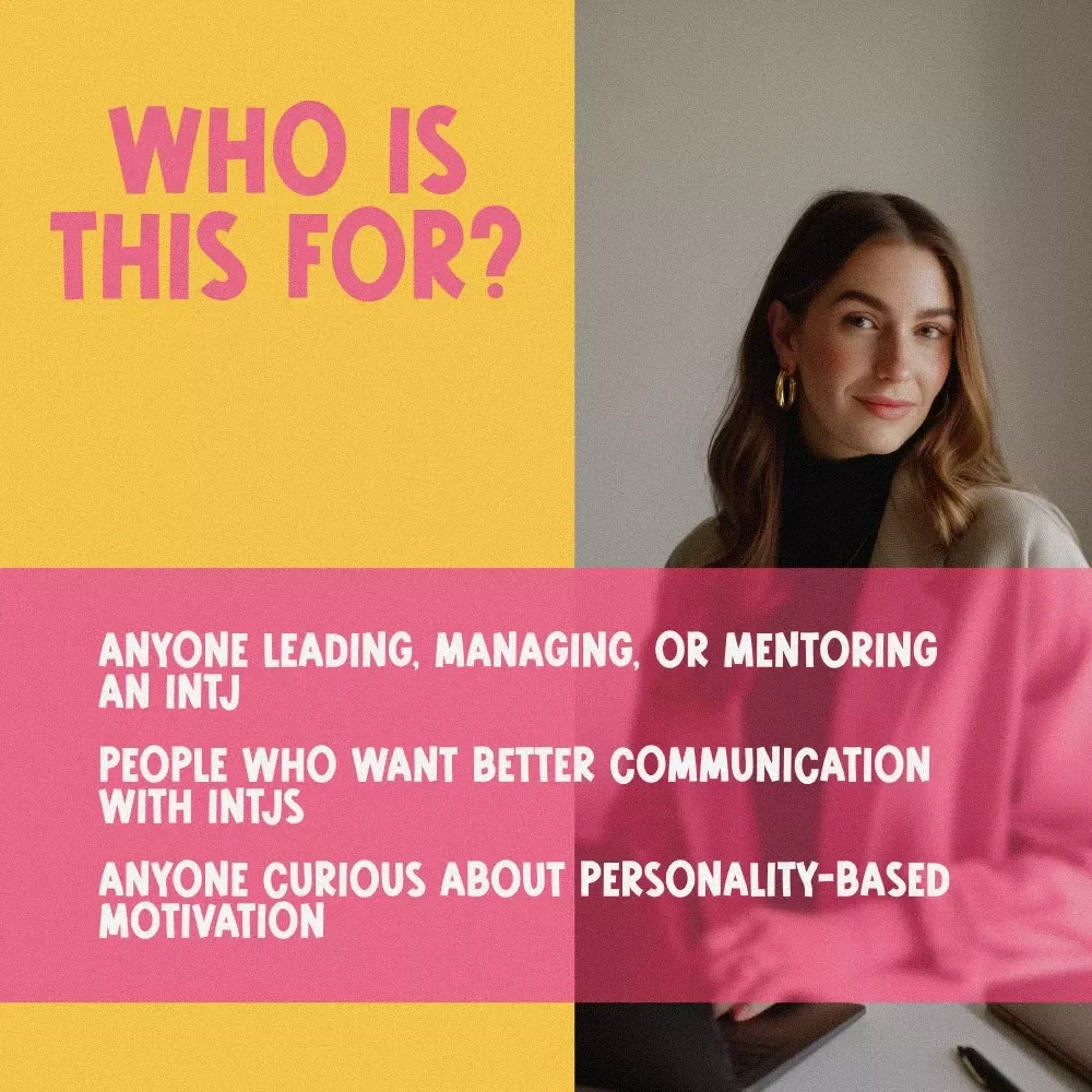 The INTJ Motivation Decoder: A Checklist for Inspiring the Mastermind | Digital Download for Understanding & How to Motivate INTJ Personality Types