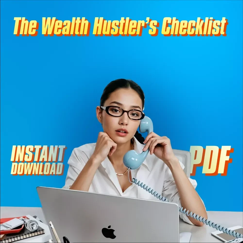 The Wealth Hustler’s Checklist – Digital Download for Side Hustles That Build Long-Term Wealth | eBook + Printable Guide