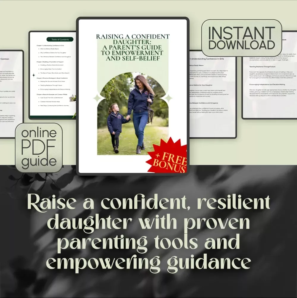 Raising a Confident Daughter: A Parent’s Guide to Empowerment and Self-Belief | Digital Guide on How to Give My Daughter Confidence, Boost Her Self-Esteem, and Support Her Growth