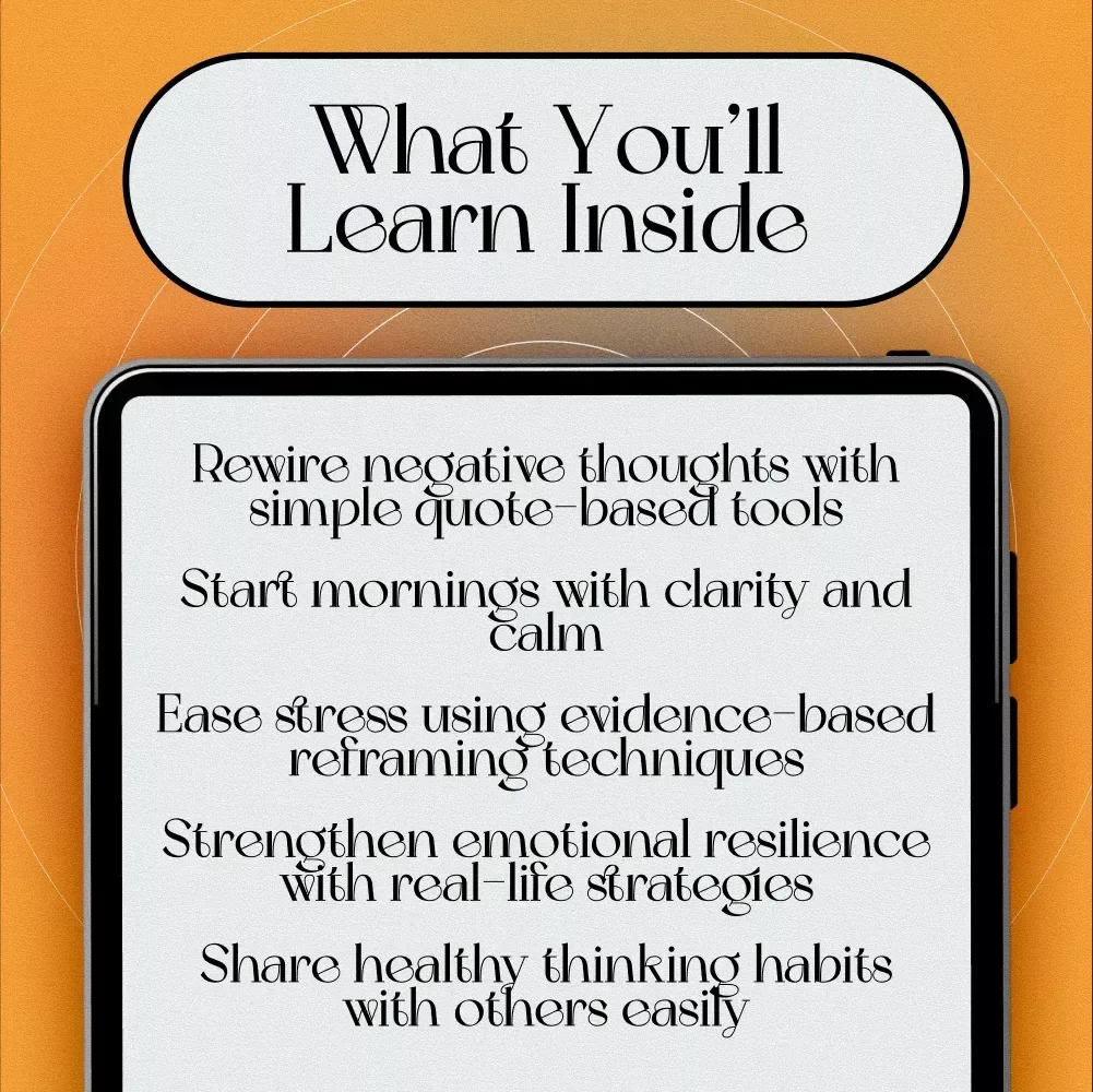 Think Well, Live Well: A Guide to Healthy Thinking Quotes That Uplift and Transform | Positive Mindset eBook | Healthy Thinking Quotes for Resilience & Daily Inspiration