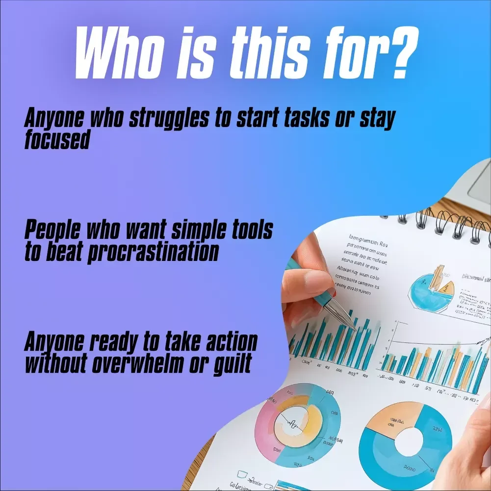 The “No More Later” Checklist: Beat Procrastination Like a Pro | Digital Download for How to Motivate Yourself to Not Procrastinate