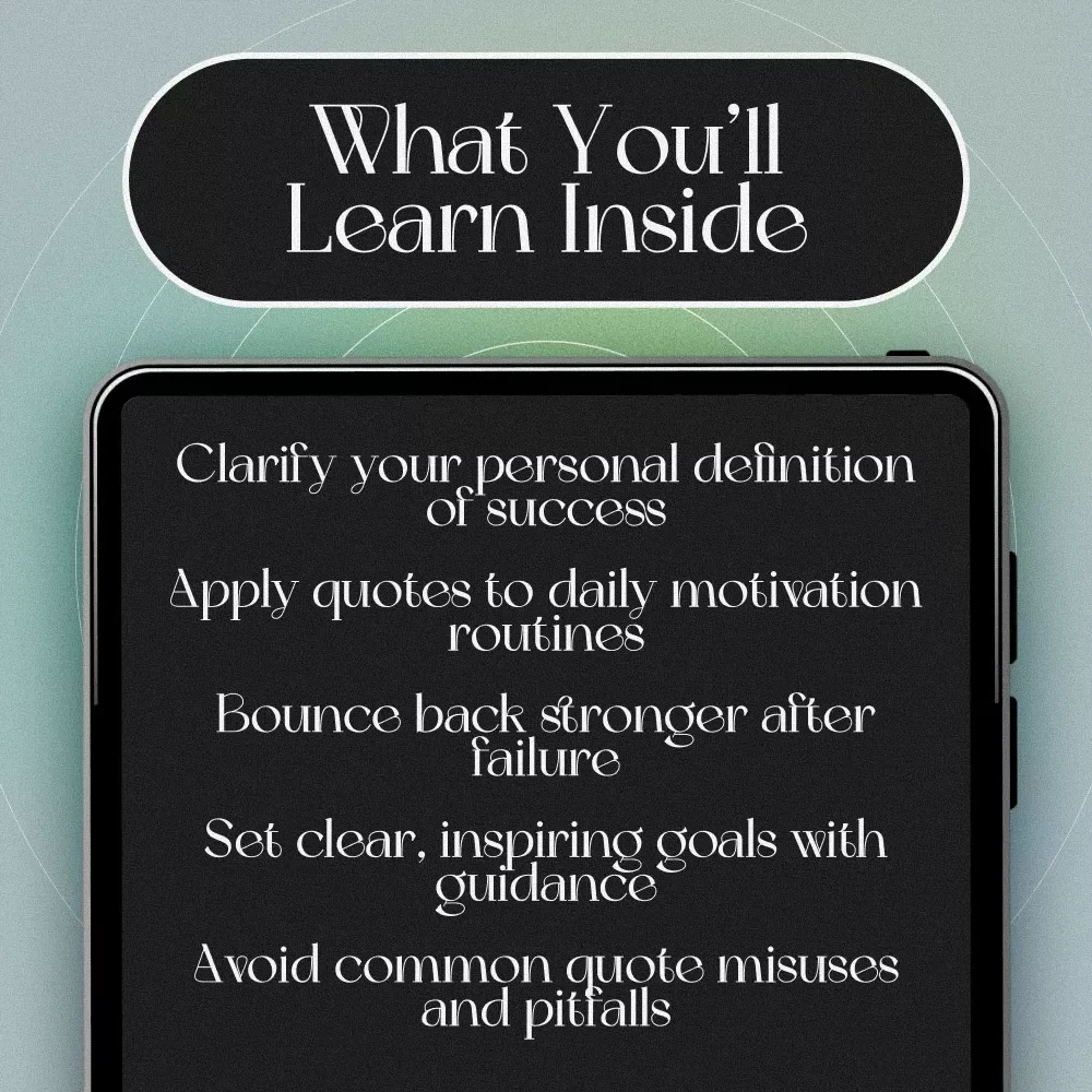 Fuel for the Climb: Great Quotes That Inspire True Success – Motivational eBook for Daily Inspiration, Goal Setting & Personal Growth