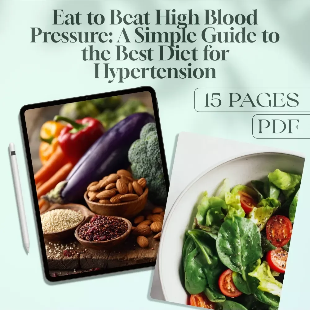 Eat to Beat High Blood Pressure: A Simple Guide to the Best Diet for Hypertension | Digital Download eBook | DASH Diet, Meal Plan, Low-Sodium Tips