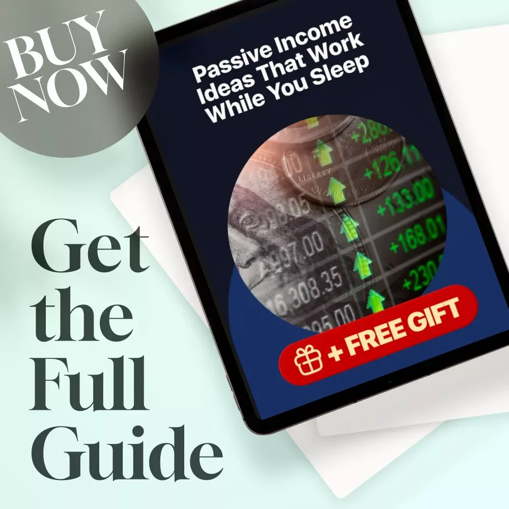 Passive Income Ideas That Work While You Sleep | Wealth-Building Passive Income Ideas Guide | eBook, PDF, Digital Download
