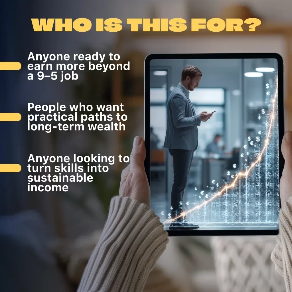 Smart Strategies to Build Lasting Income | Side Hustle Strategies for Wealth Accumulation | Digital Guide for Financial Freedom