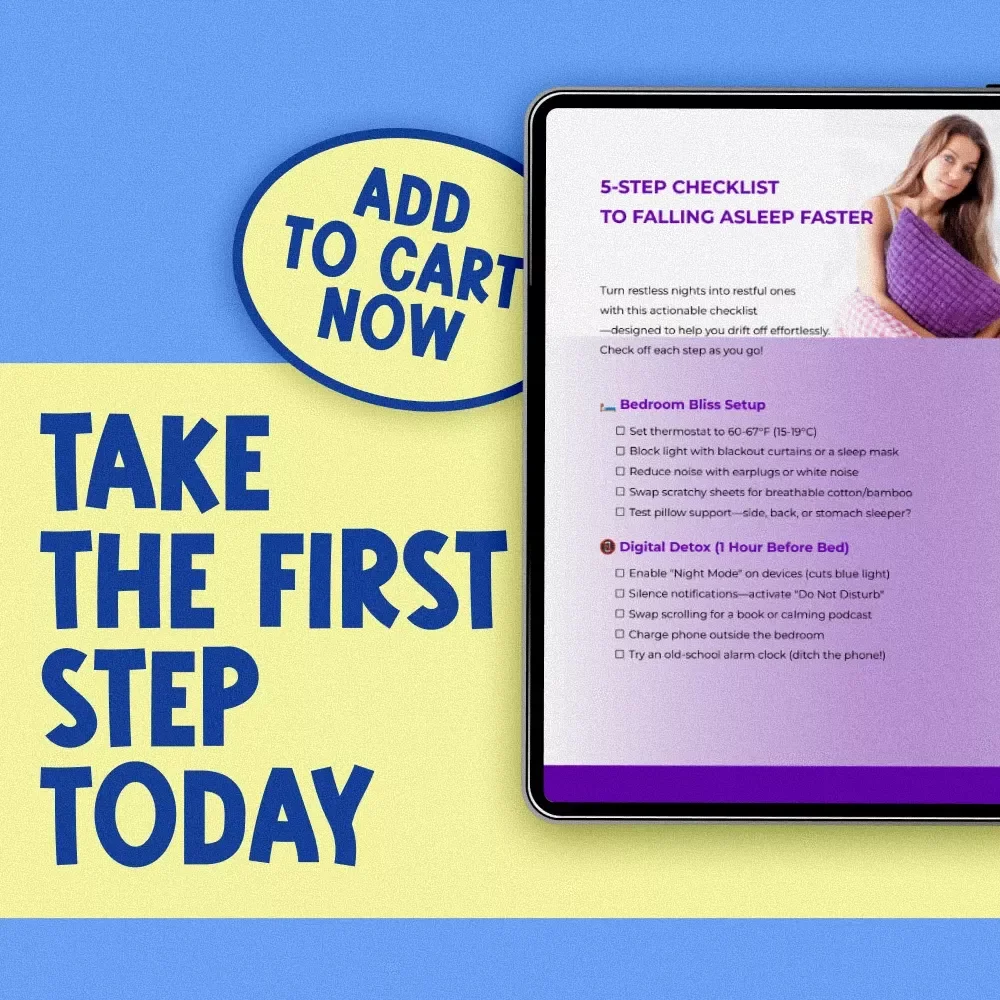 5-Step Checklist to Falling Asleep Faster