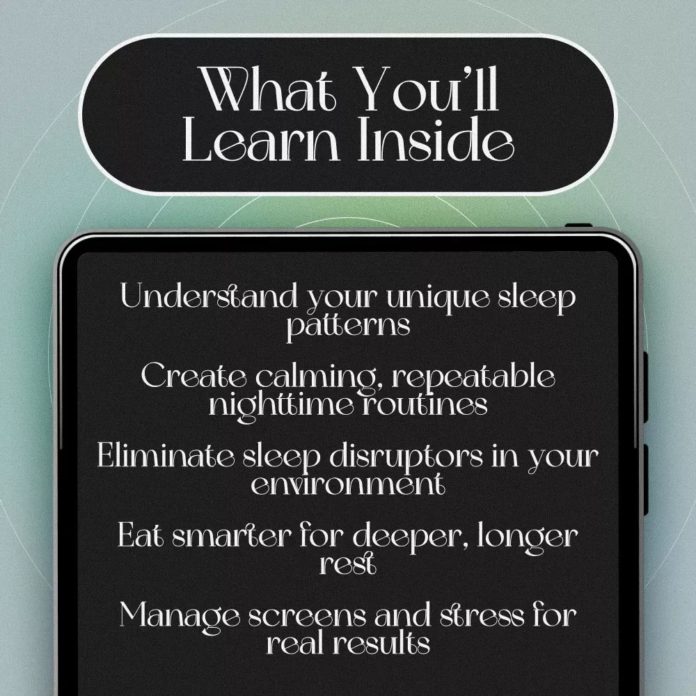 Unlocking the Secrets to Better Sleep and Waking Up Refreshed | Sleep eBook Guide | How to Get Better Quality Sleep Digital Download
