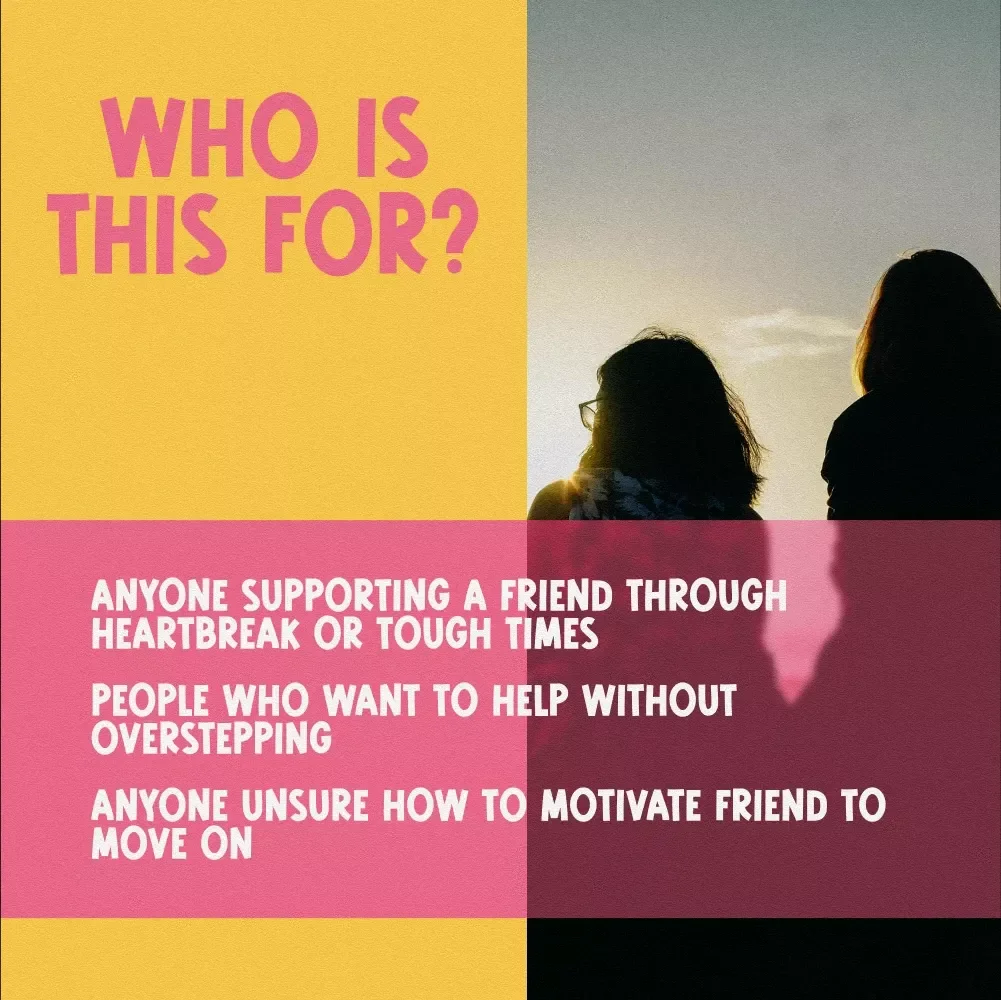 The Gentle Push Checklist: How to Help a Friend Move On (Without Being Annoying) | Supportive Guide on How to Motivate Friend to Move On | Digital Download