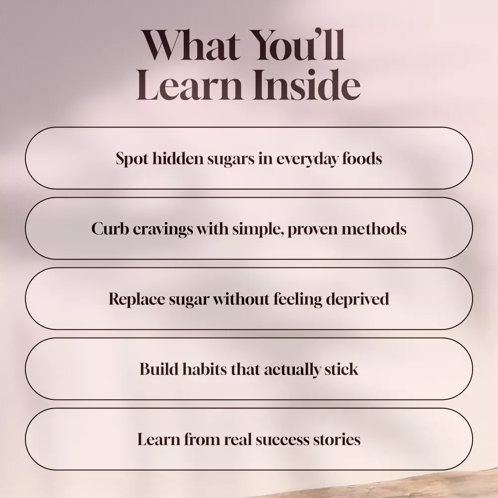 Your Simple Guide to Cutting Sugar and Reclaiming Health | How to Cut Off Sugar eBook for Wellness & Healthy Living